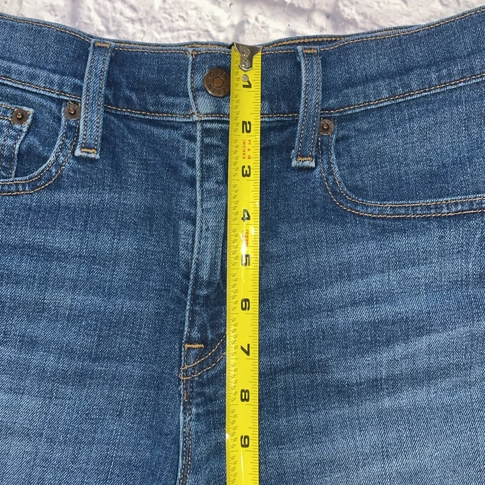 J Crew Classic denim short in dark Pacific blue wash. Size 28